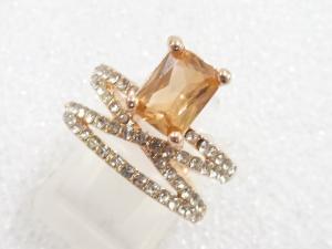 色石　指輪(11.5号)